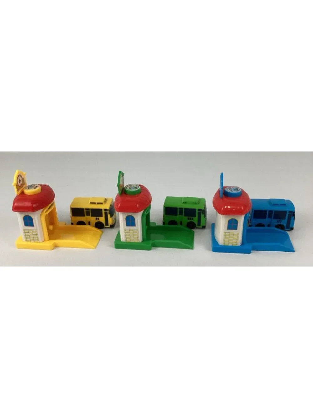 Tayo The Little Bus Station Toy Vehicles Launcher Garages Lot Toys